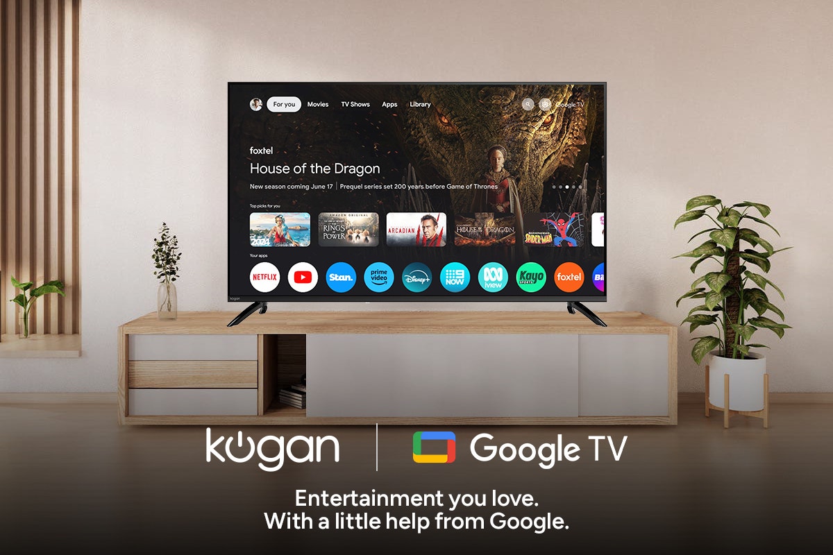 Kogan 55" LED 4K Smart AI Google TV