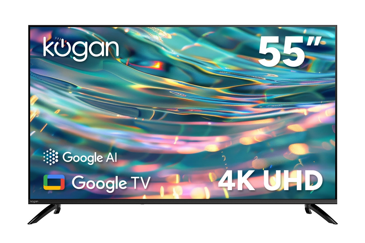 Kogan 55" LED 4K Smart AI Google TV