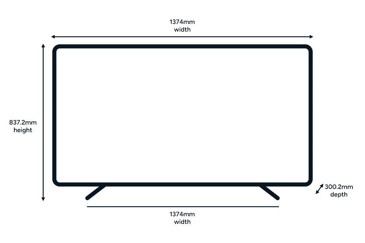 Kogan 60" LED 4K Smart AI Google TV - U95T