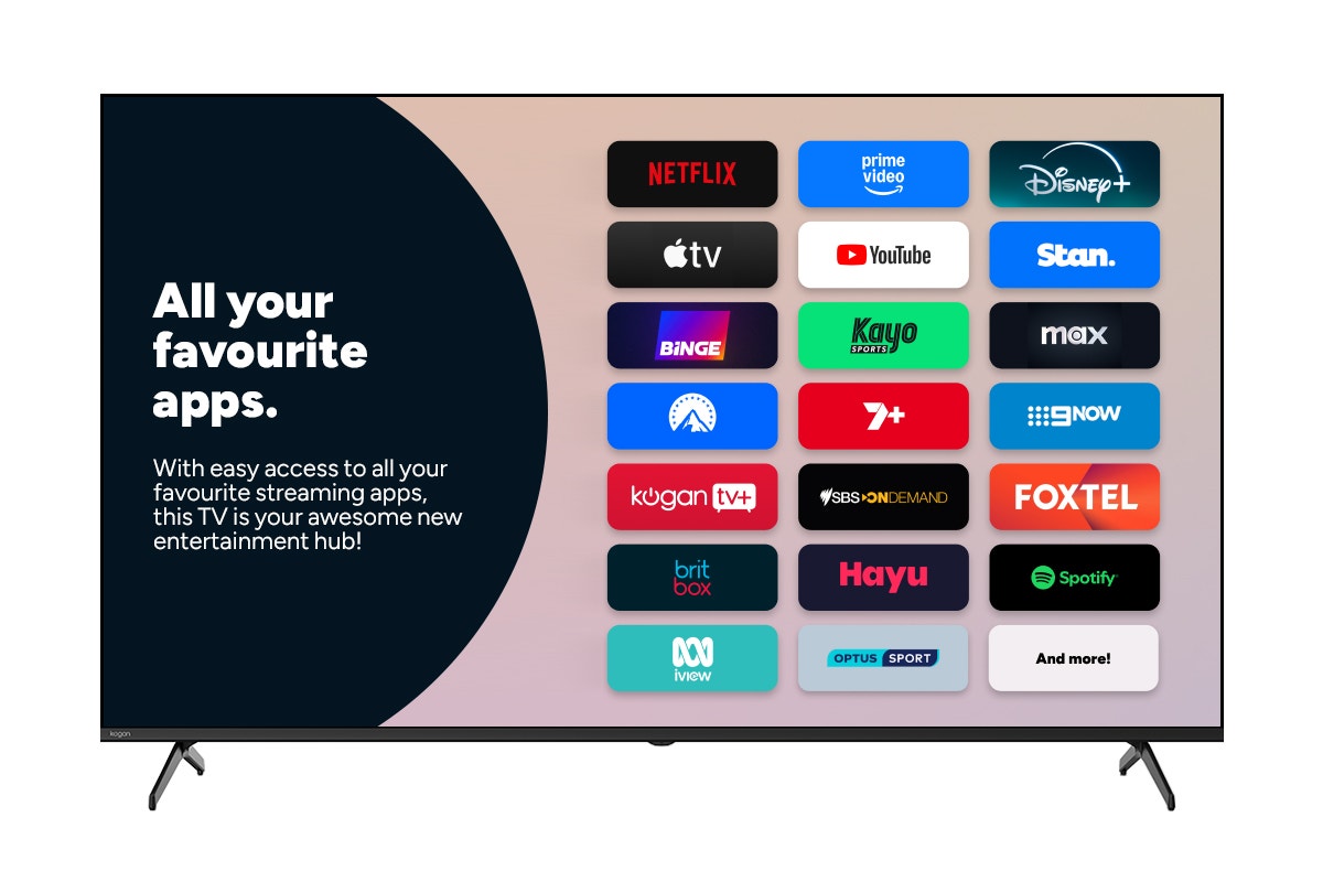 Kogan 65" LED 4K Smart AI Google TV