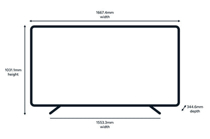 Kogan 75" LED 4K Smart AI Google TV - U95T
