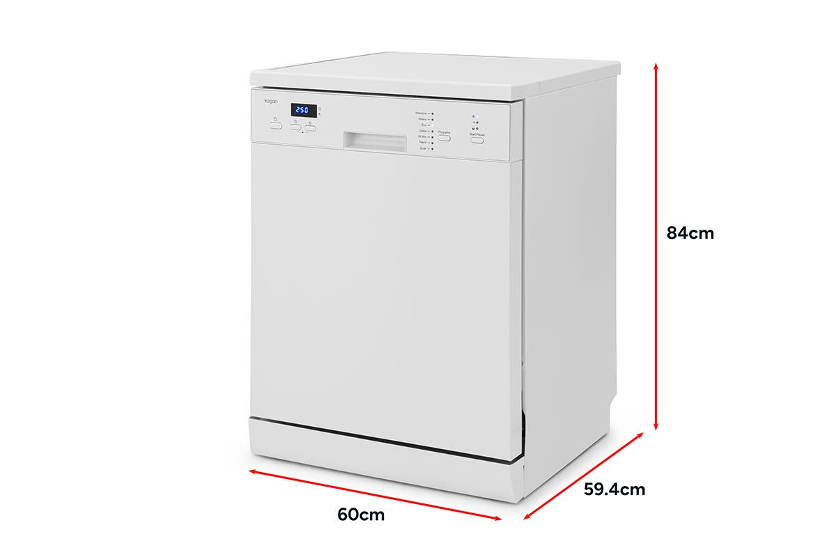 Kogan 60cm Freestanding Dishwasher (12 Place, White)