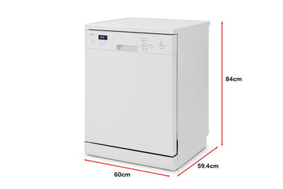 Kogan 60cm Freestanding Dishwasher (12 Place, White)