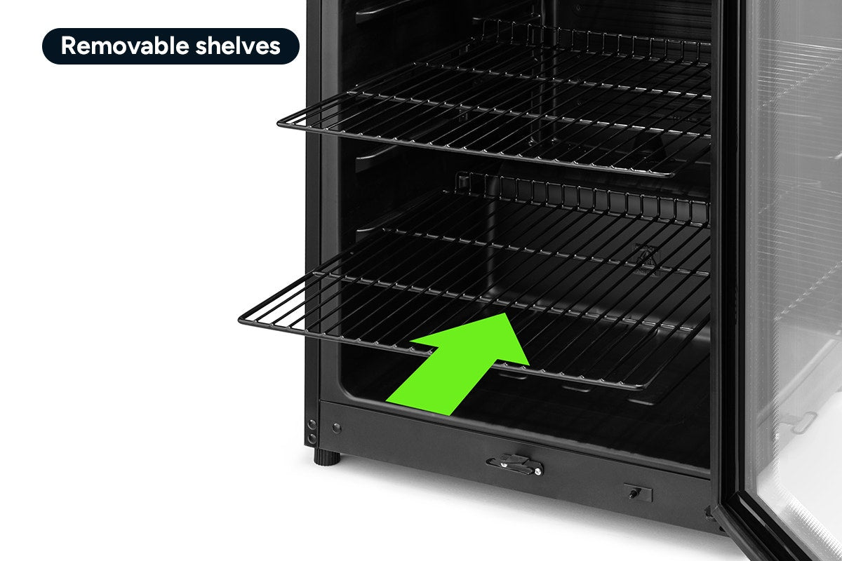 Kogan 131L Glass Door Bar Fridge