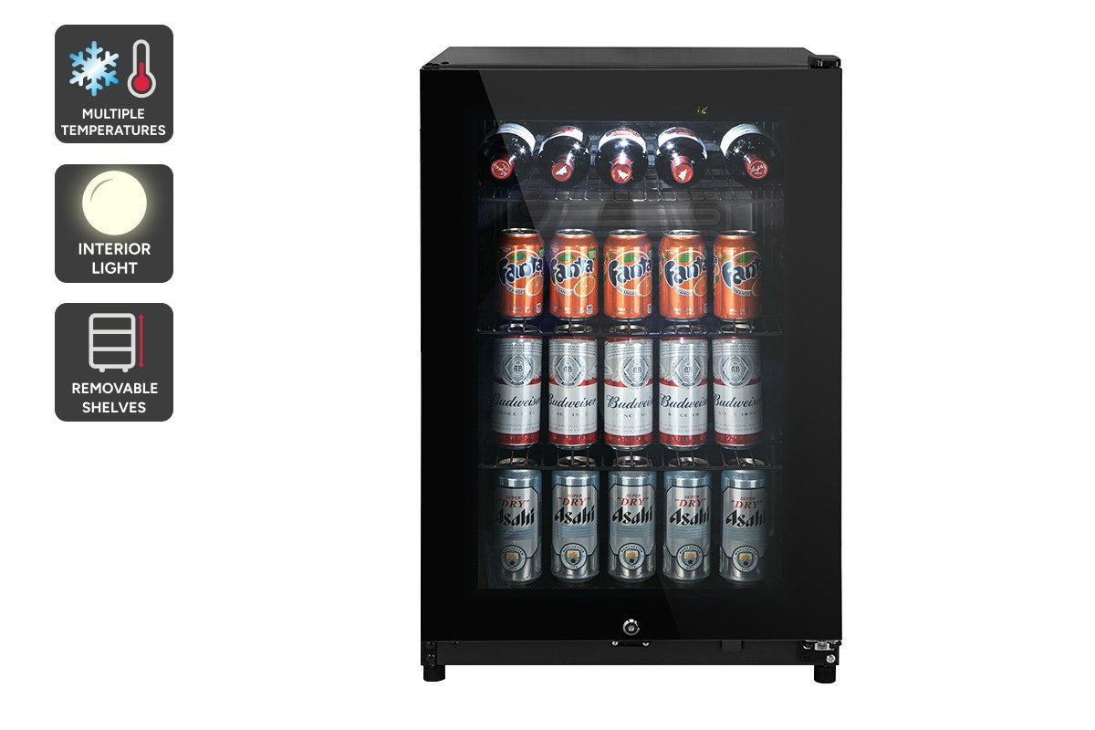 Kogan 131L Glass Door Bar Fridge