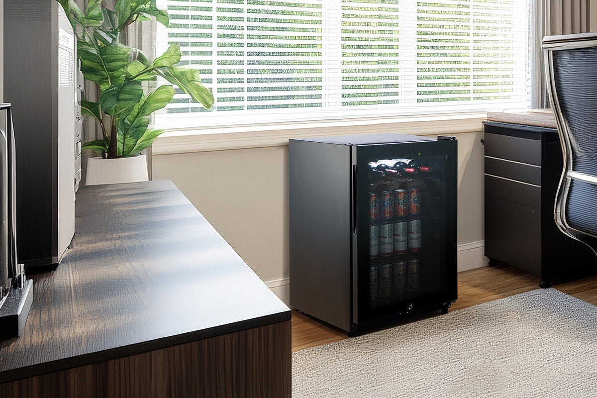 Kogan 131L Glass Door Bar Fridge