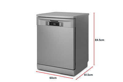 Kogan 60cm Freestanding Dishwasher - 14 Place, Stainless Steel