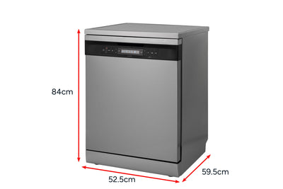 Kogan 60cm Freestanding Dishwasher - 15 Place, Stainless Steel