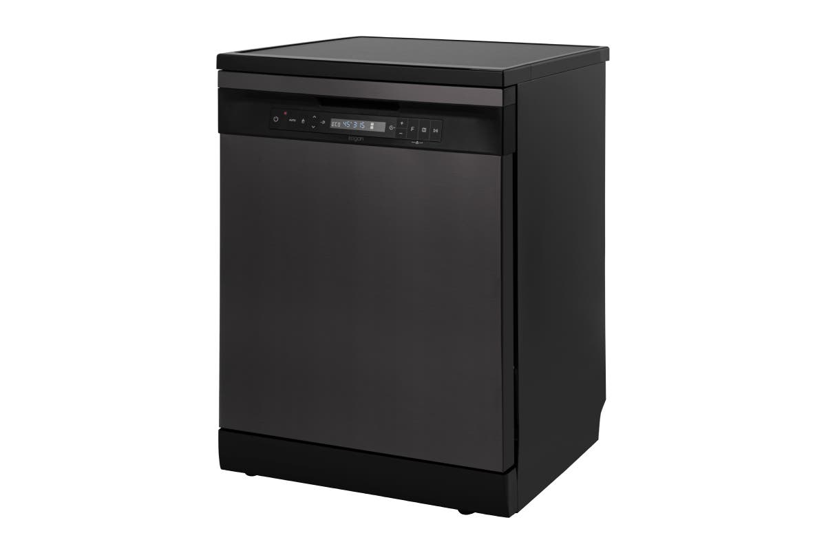 Kogan 60cm Freestanding Dishwasher (15 Place, Black Stainless Steel)