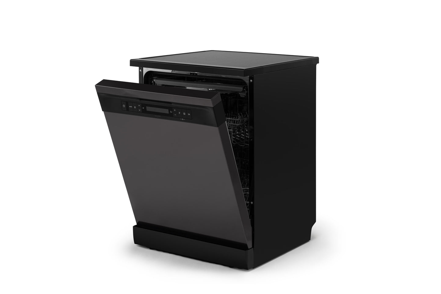 Kogan 60cm Freestanding Dishwasher (15 Place, Black Stainless Steel)