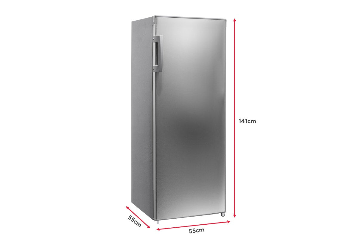 Kogan 230L Upright Fridge (Stainless Steel)