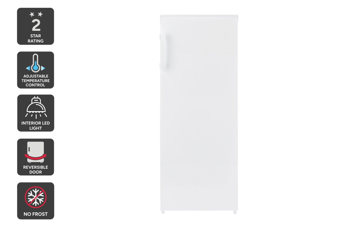 Kogan 230L Upright Fridge (White)