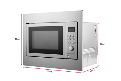 Kogan 25L Built-in Convection Microwave with Grill (Stainless Steel)