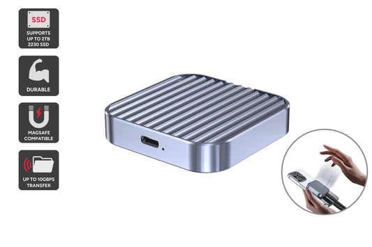 Kogan MagSafe-Compatible SSD Storage Enclosure for iPhone 15 and 16