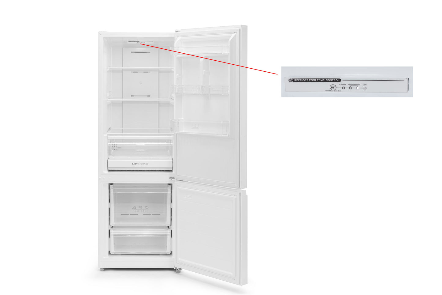 Kogan 325L Bottom Mount Fridge (White)