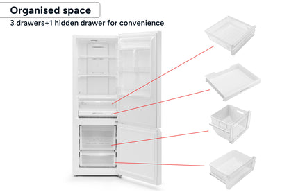 Kogan 325L Bottom Mount Fridge (White)
