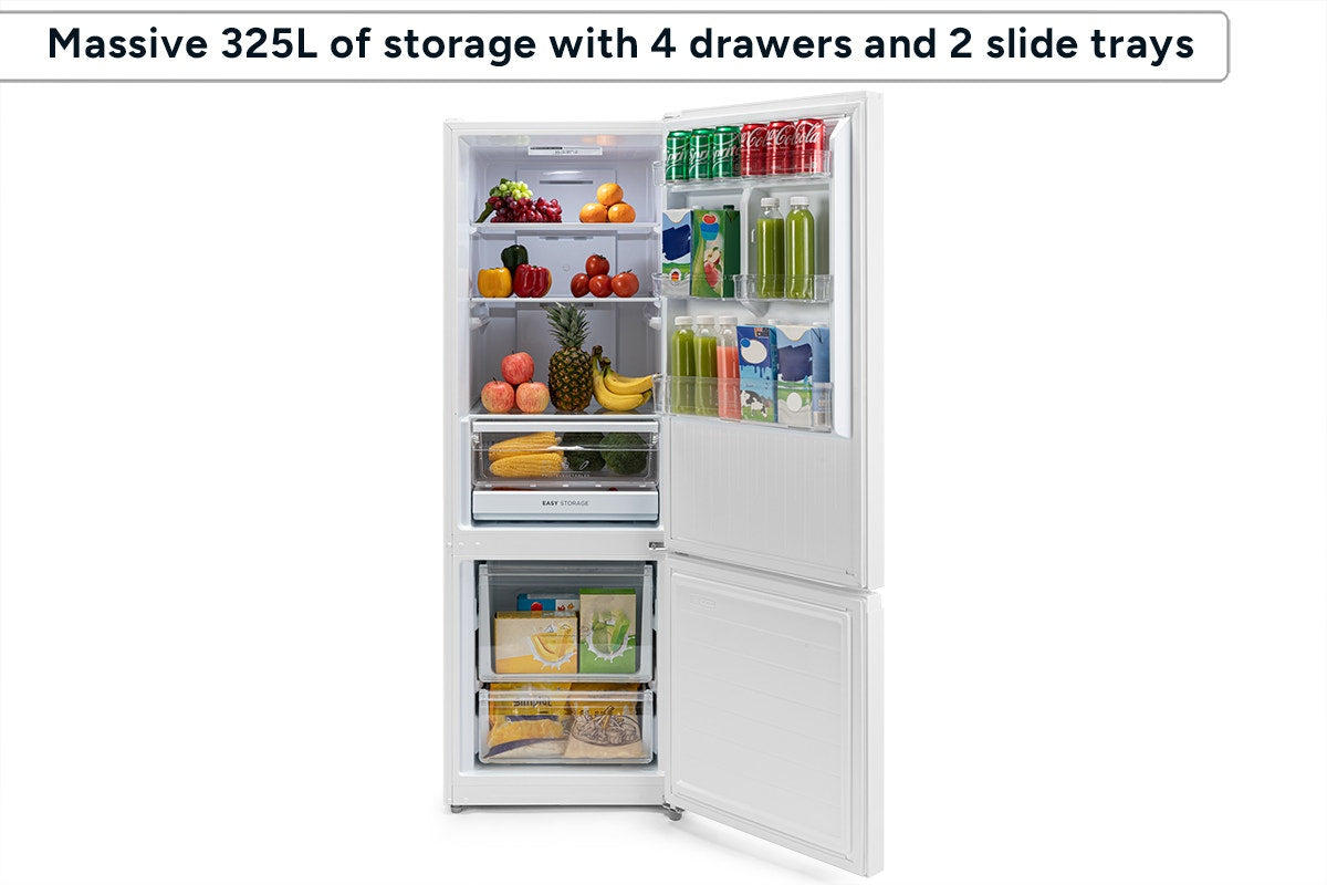 Kogan 325L Bottom Mount Fridge (White)