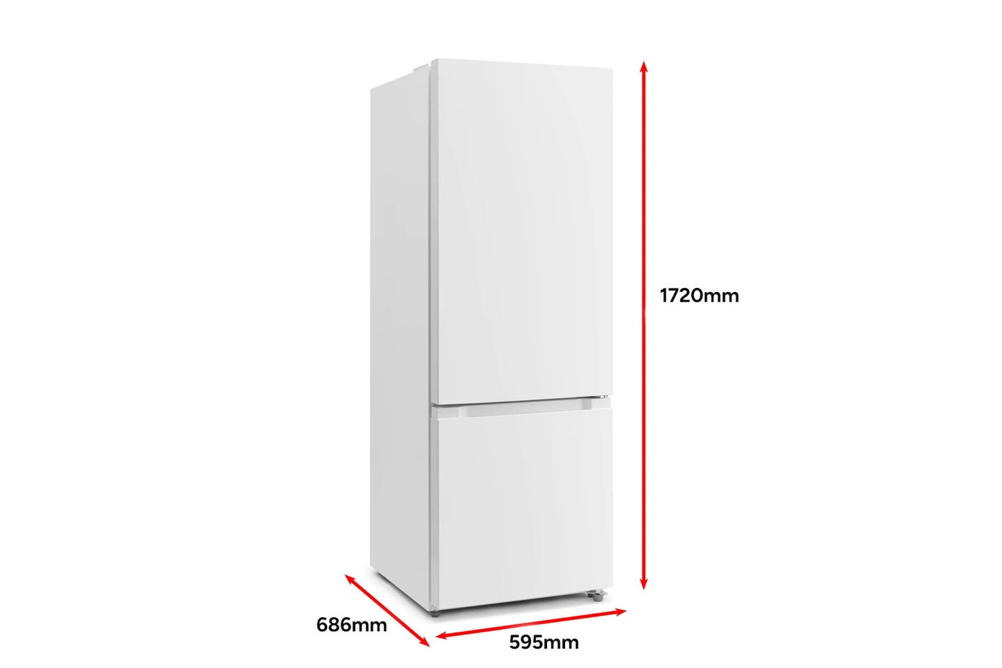 Kogan 325L Bottom Mount Fridge (White)