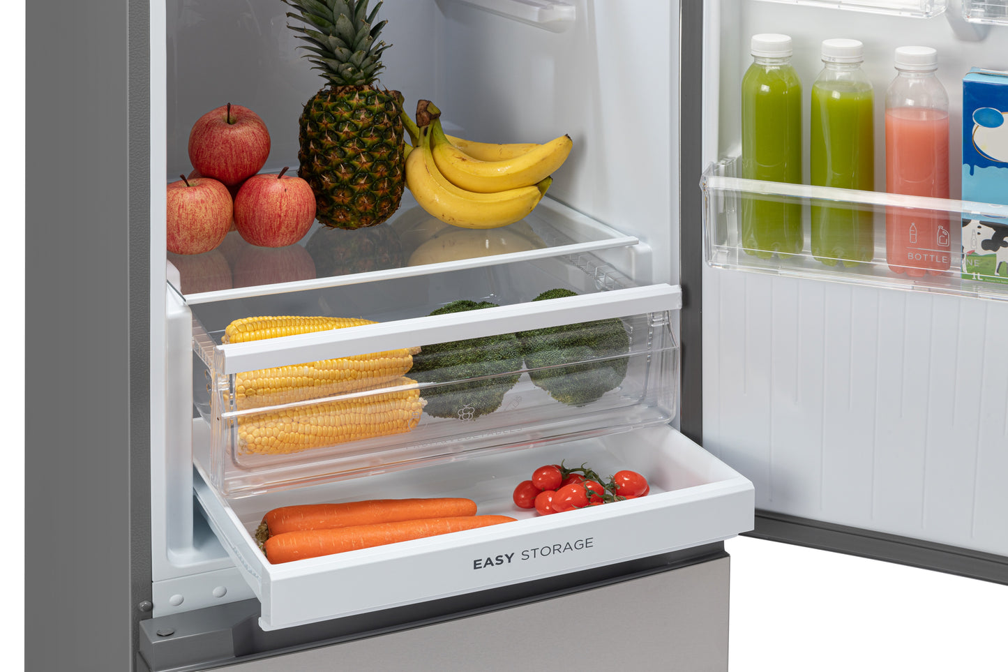 Kogan 325L Bottom Mount Fridge (Stainless Steel)