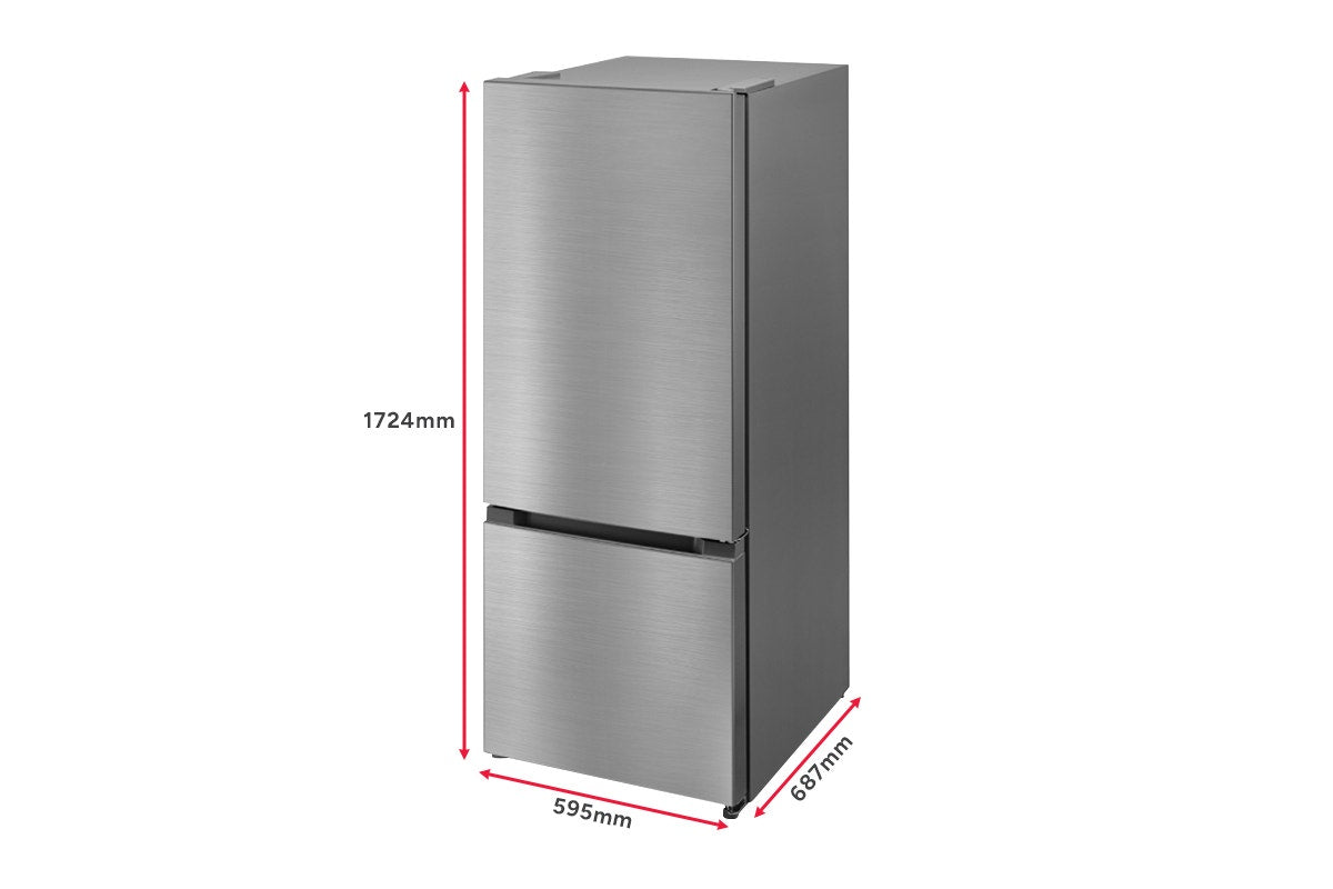 Kogan 325L Bottom Mount Fridge (Stainless Steel)