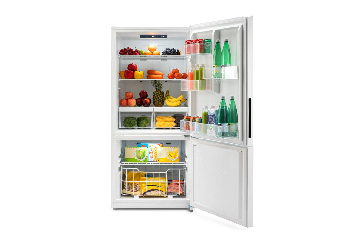 Kogan 529L Bottom Mount Fridge  - White)