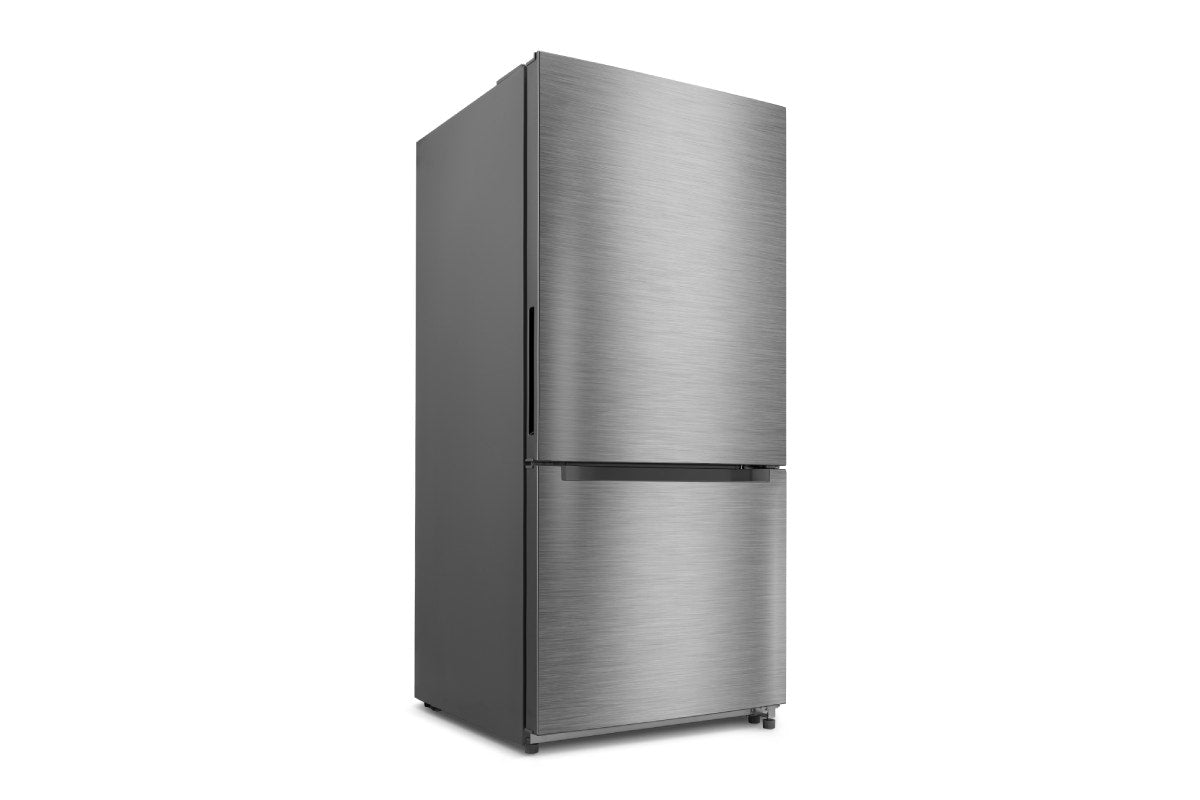 Kogan 529L Bottom Mount Fridge  - Stainless Steel)