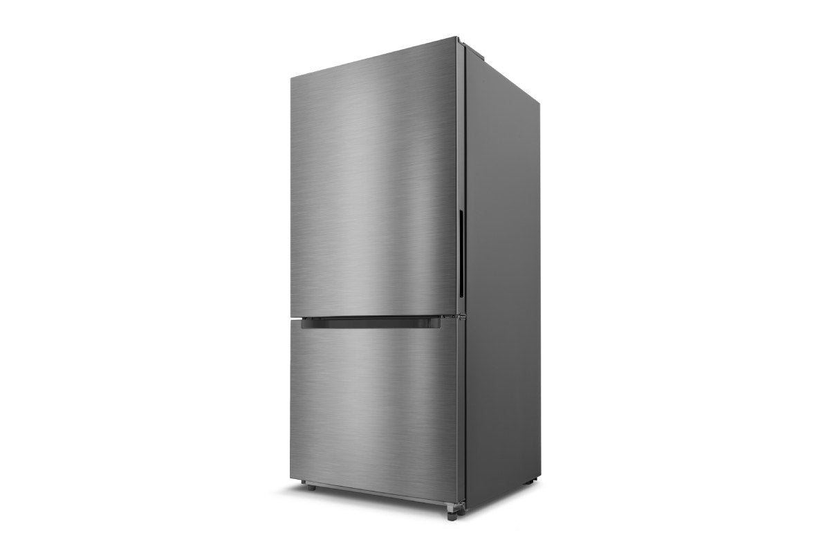 Kogan 529L Bottom Mount Fridge  - Stainless Steel)