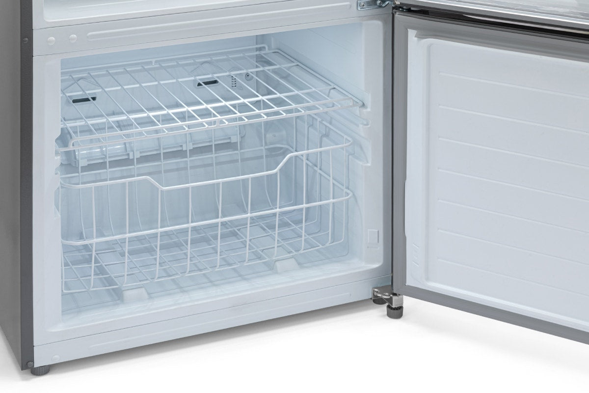 Kogan 529L Bottom Mount Fridge  - Stainless Steel)