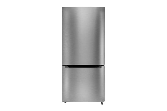 Kogan 529L Bottom Mount Fridge - Stainless Steel)