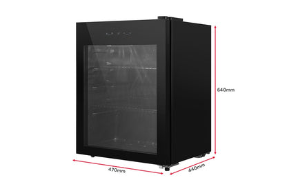 Kogan 66L Glass Door Bar Fridge