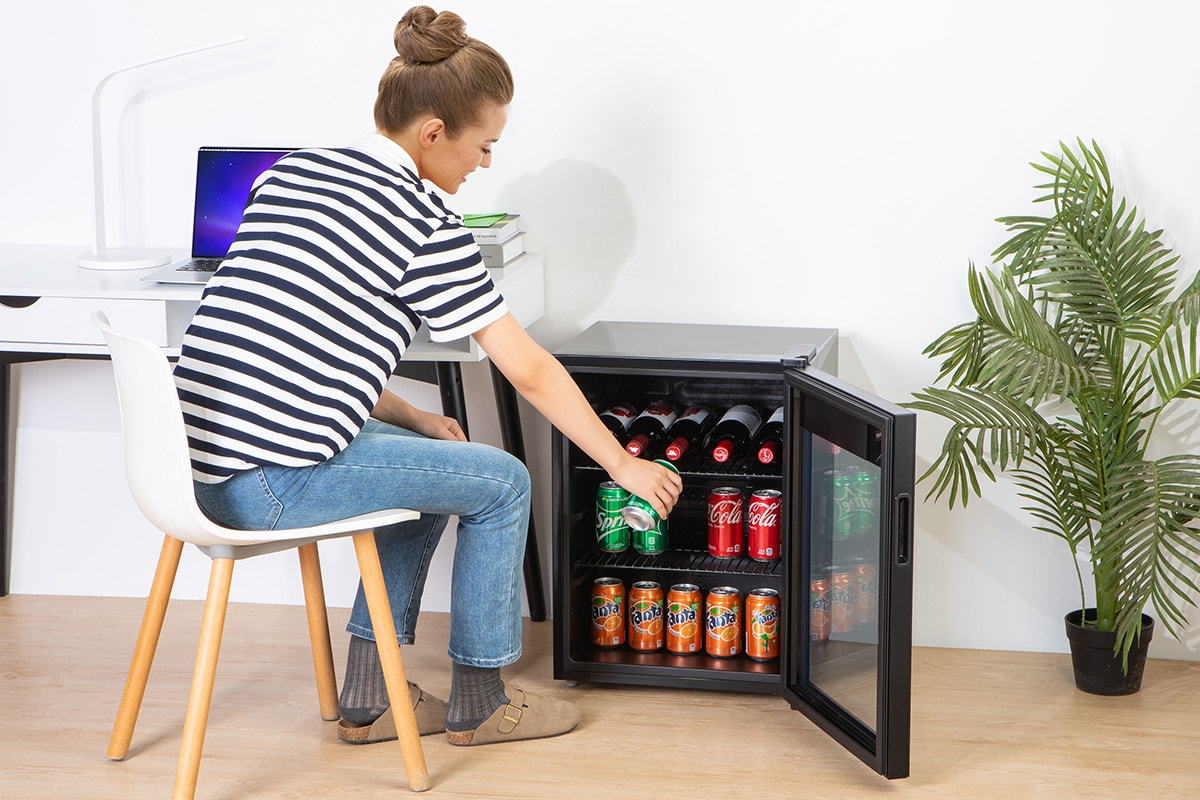 Kogan 66L Glass Door Bar Fridge