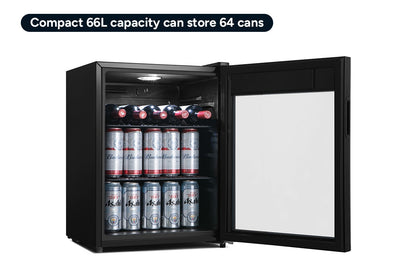 Kogan 66L Glass Door Bar Fridge