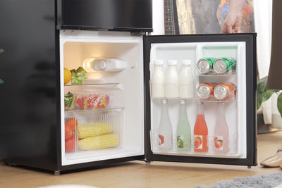 Kogan 87L Top Mount Fridge - Black