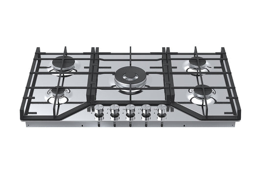 Kogan Gas Cooktop (Stainless Steel, 90cm)