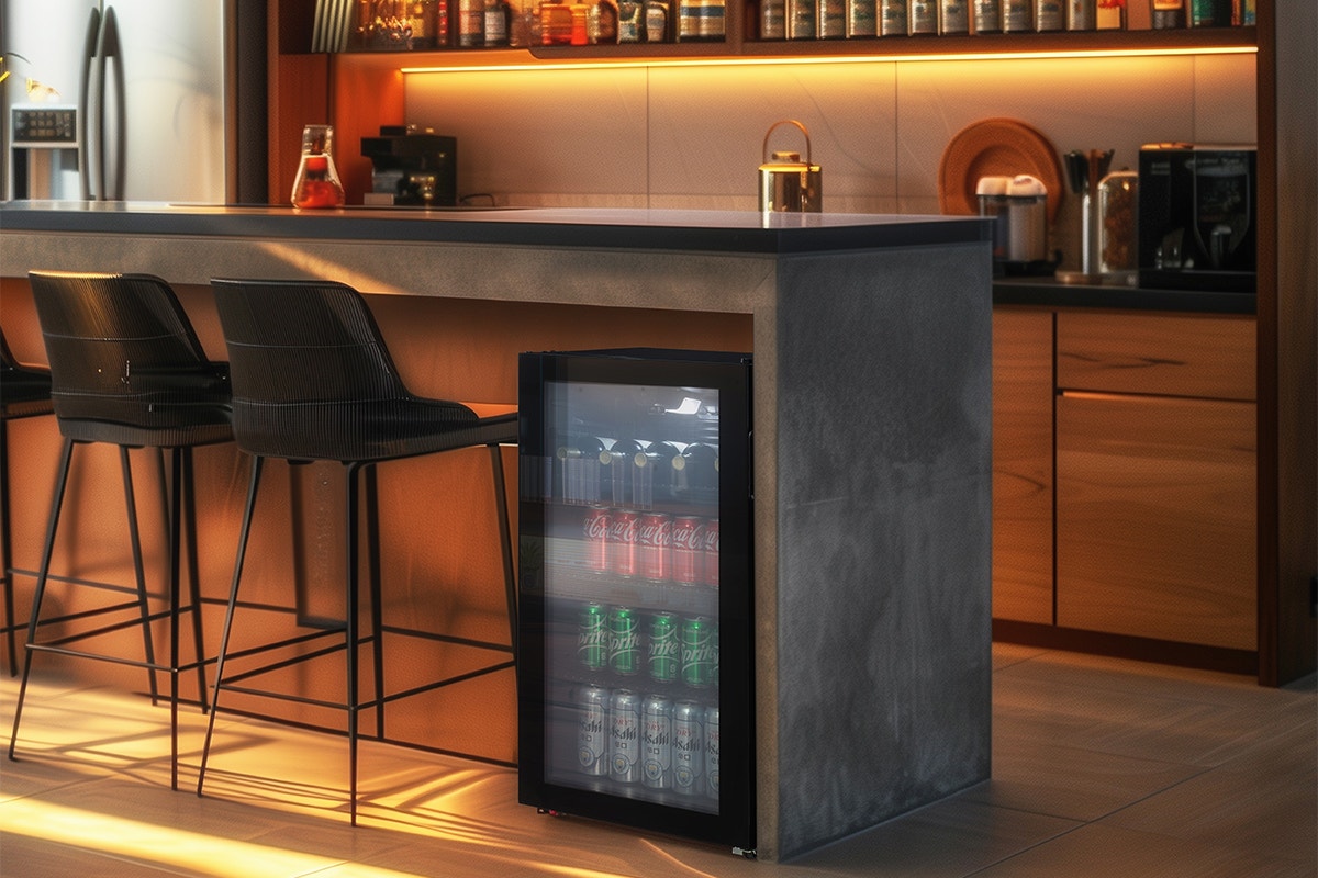 Kogan Glass Door Bar Fridges 93L