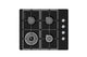 Kogan 60cm Gas Cooktop Black Glass – view 2