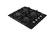 Kogan 60cm Gas Cooktop Black Glass – view 3