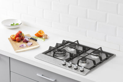 Kogan 60cm Gas Cooktop - Stainless Steel