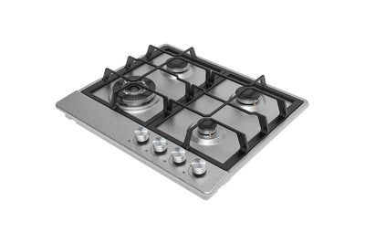 Kogan 60cm Gas Cooktop - Stainless Steel