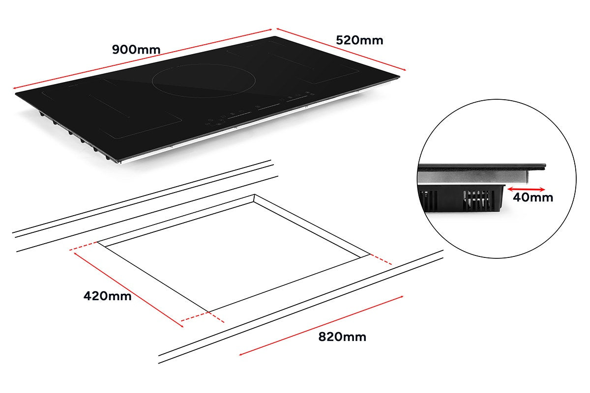 Kogan Induction Cooktop (90cm)