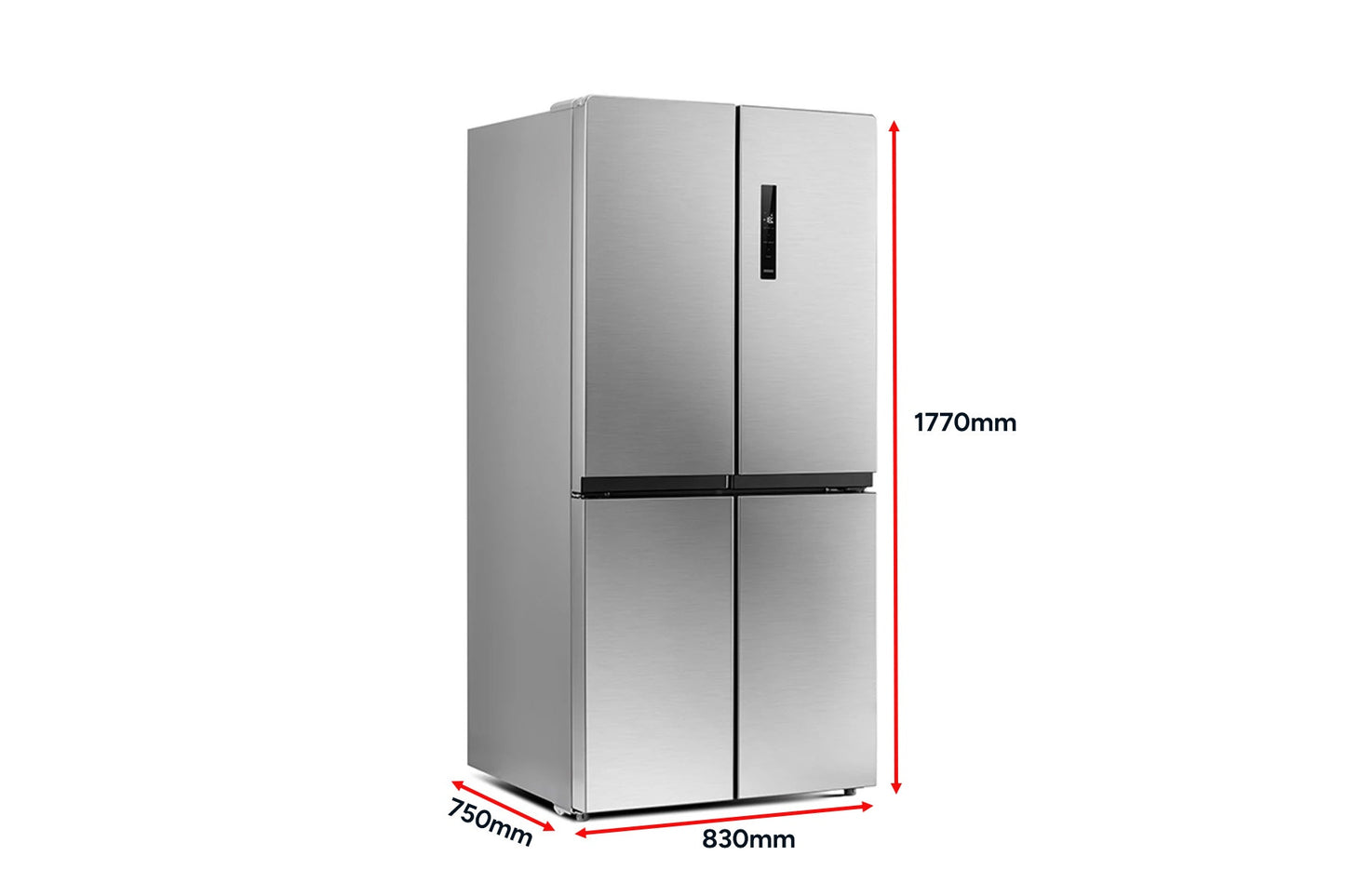 Kogan 490L French Door Fridge (Stainless Steel)