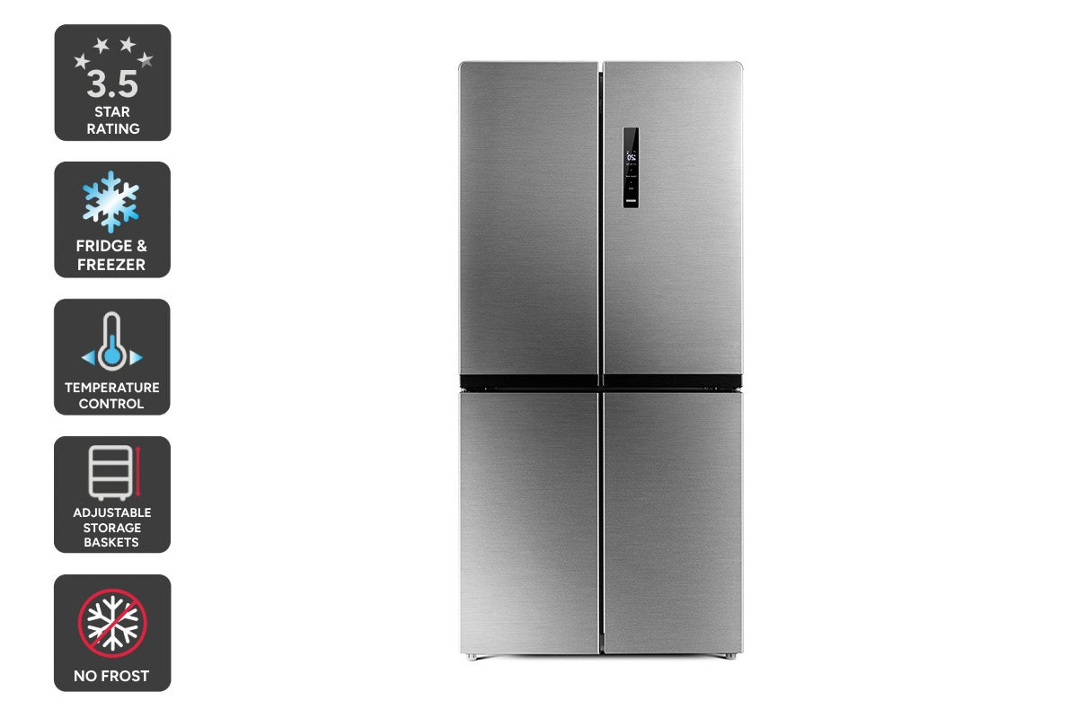 Kogan 490L French Door Fridge (Stainless Steel)