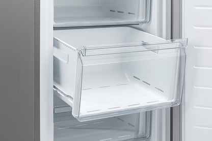 Kogan 238L Upright Frost Free Fridge & Freezer (Stainless Steel)