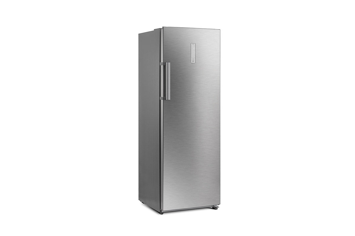 Kogan 238L Upright Frost Free Fridge & Freezer (Stainless Steel)