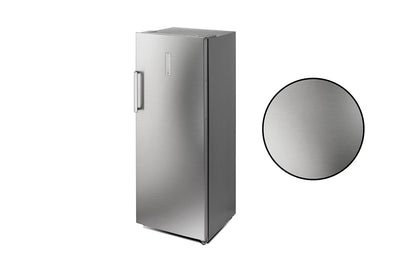 Kogan 238L Upright Frost Free Fridge & Freezer - Stainless Steel