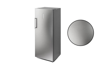 Kogan 238L Upright Frost Free Fridge & Freezer (Stainless Steel)