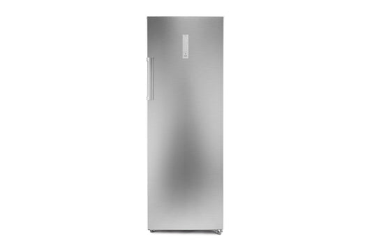 Kogan 238L Upright Frost Free Fridge & Freezer (Stainless Steel)