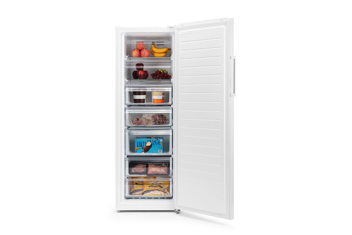 Kogan 238L Upright Frost Free Fridge & Freezer (White)