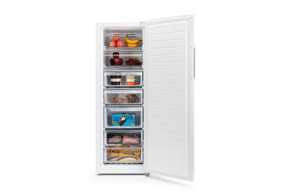 Kogan 238L Upright Frost Free Fridge & Freezer (White)