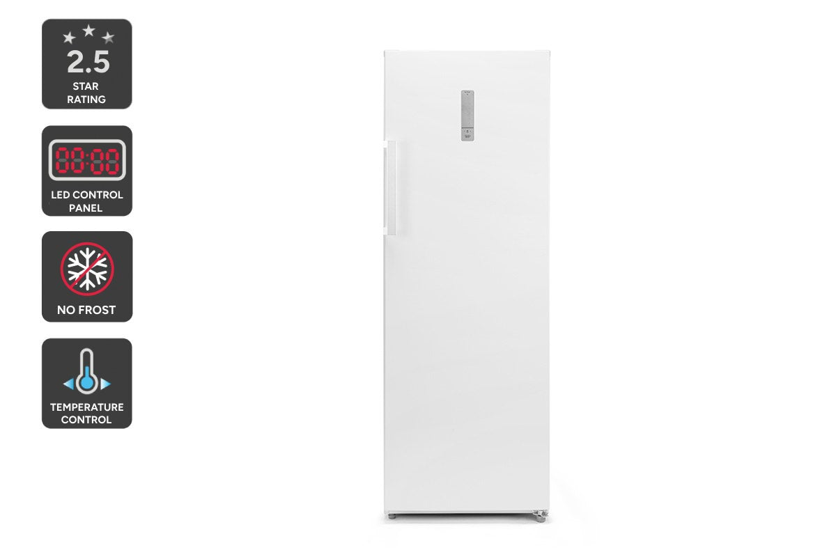 Kogan 238L Upright Frost Free Fridge & Freezer (White)